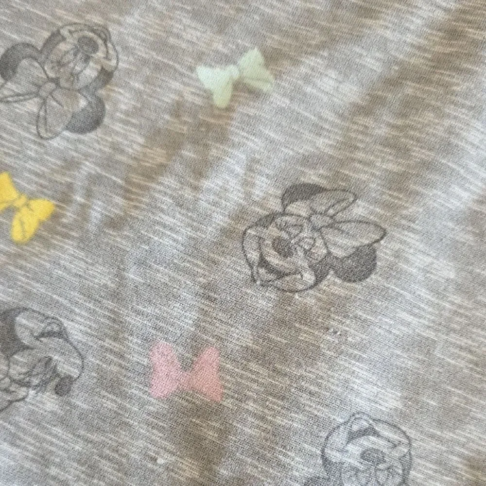 Disney Gray and Yellow Starry Short Sleeve Tee